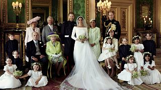 هاري وميغان ينشران الصور الرسمية للزفاف الملكي من قلعة وندسور