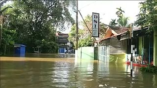 Monsoon rains cause heavy flooding in Sri Lanka