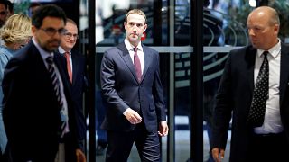 Zuckerberg (34) vor dem Europaparlament: "eine PR-Tour"