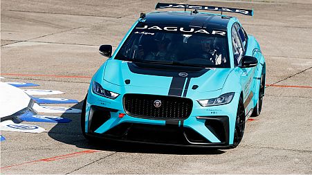 Jaguar Racing Gives Global Debut to I-PACE eTROPHY Racecar in Berlin