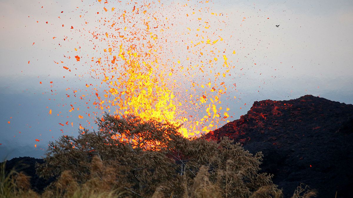 Lakott területet fenyeget a vulkán Hawaii-on
