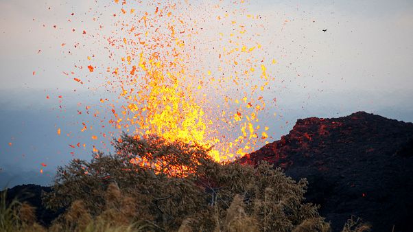 Lakott területet fenyeget a vulkán Hawaii-on Lakott területet fenyeget a vulkán Hawaii-on