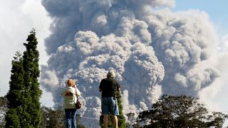 Perigo de poluição atmosférica por causa do Kilauea