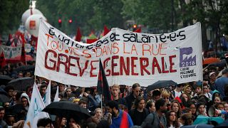 Função pública em greve e protestos contra Macron 