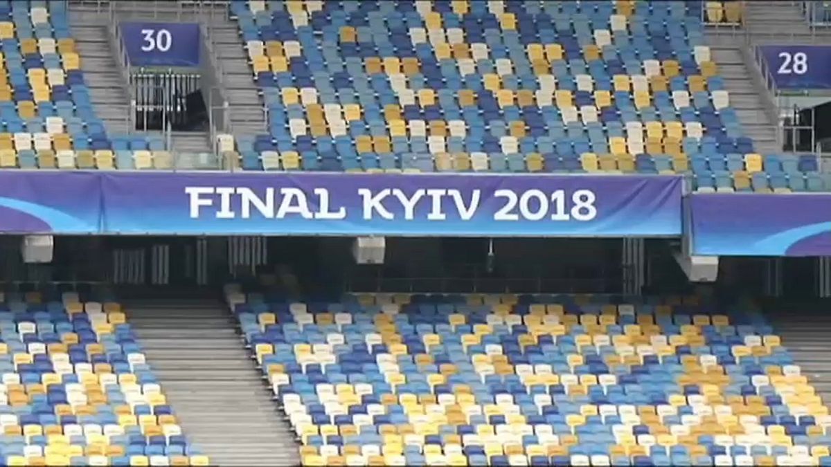 الملعب الاولمبي في كييف الذي سيشهد المباراة النهائية لدوري أبطال أوروبا