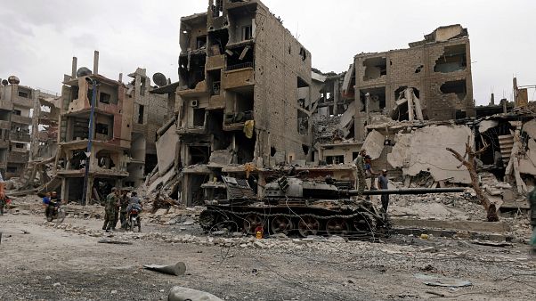 Στις δυνάμεις Άσαντ η Δαμασκός και τα προάστιά της Στις δυνάμεις Άσαντ η Δαμασκός και τα προάστιά της