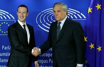  Zuckerberg Avrupa Parlamentosu'nda ifade verdi