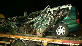 Nine Romanians killed in Hungary minibus crash, driver 'live on Facebook'