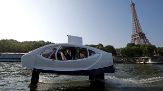 Flying taxi in Paris