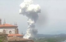 Explosão num armazém de pirotecnia na Galiza
