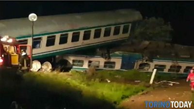 تصادف قطار با کامیون در ایتالیا ۲ کشته بر جای گذاشت