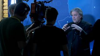 Steve Bannon interviewed by Hungarian state TV