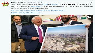 الأزهر يستنكر صورة للسفير الأمريكي تظهر فيها القدس دون المسجد الأقصى