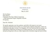 "Querido Sr. presidente" La carta de Trump a Kim Jong un en la que cancela su reunión