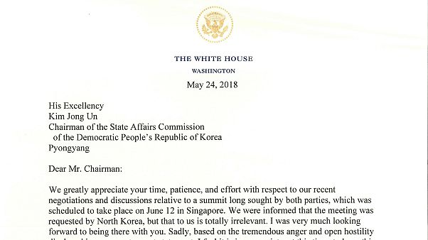 "Querido Sr. presidente" La carta de Trump a Kim Jong un en la que cancela su reunión "Querido Sr. presidente" La carta de Trump a Kim Jong un en la que cancela su reunión