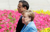 Angela Merkel und Li Keqiang in Peking