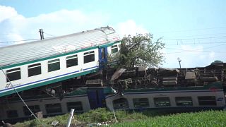 تصادف قطار در ایتالیا