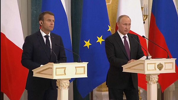 Putin y Macron cierran filas ante los desplantes de Trump Putin y Macron cierran filas ante los desplantes de Trump