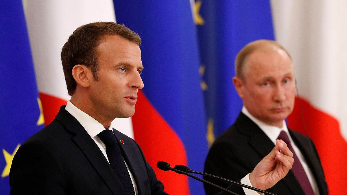 Putin und Macron: Gemeinsam gegen Trump?