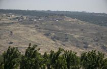 مستشفى ميداني إسرائيلي يطل على بلدة سورية عند خط الهدنة بين إسرائيل وسوريا