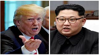 الزعيم الكوري كيم والرئيس الأمريكي دونالد ترامب