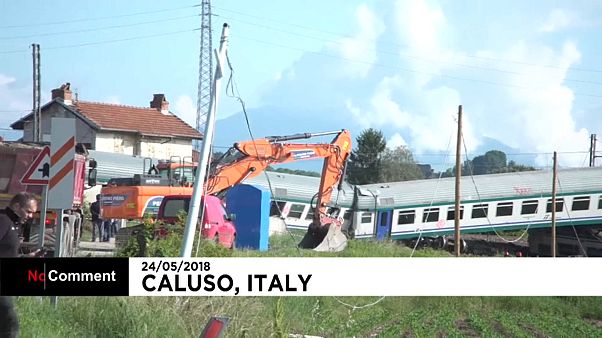 Déraillement meurtrier d'un train en Italie Déraillement meurtrier d'un train en Italie