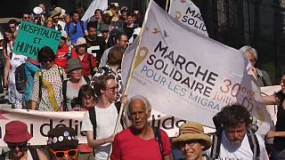 A Lione la Marcia per i migranti Ventimiglia-Londra