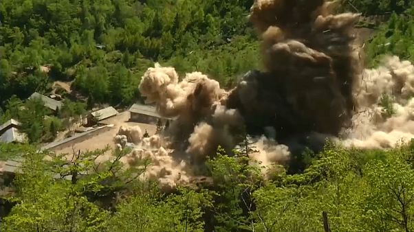 Nordkoreanisches Atomtestgelände anscheinend zerstört Nordkoreanisches Atomtestgelände anscheinend zerstört