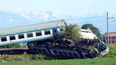 Train crash in Italy