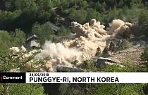 Explosiones en el centro nuclear de Punggye-ri