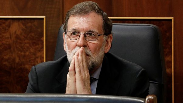 Mariano Rajoy im Parlament Mariano Rajoy im Parlament