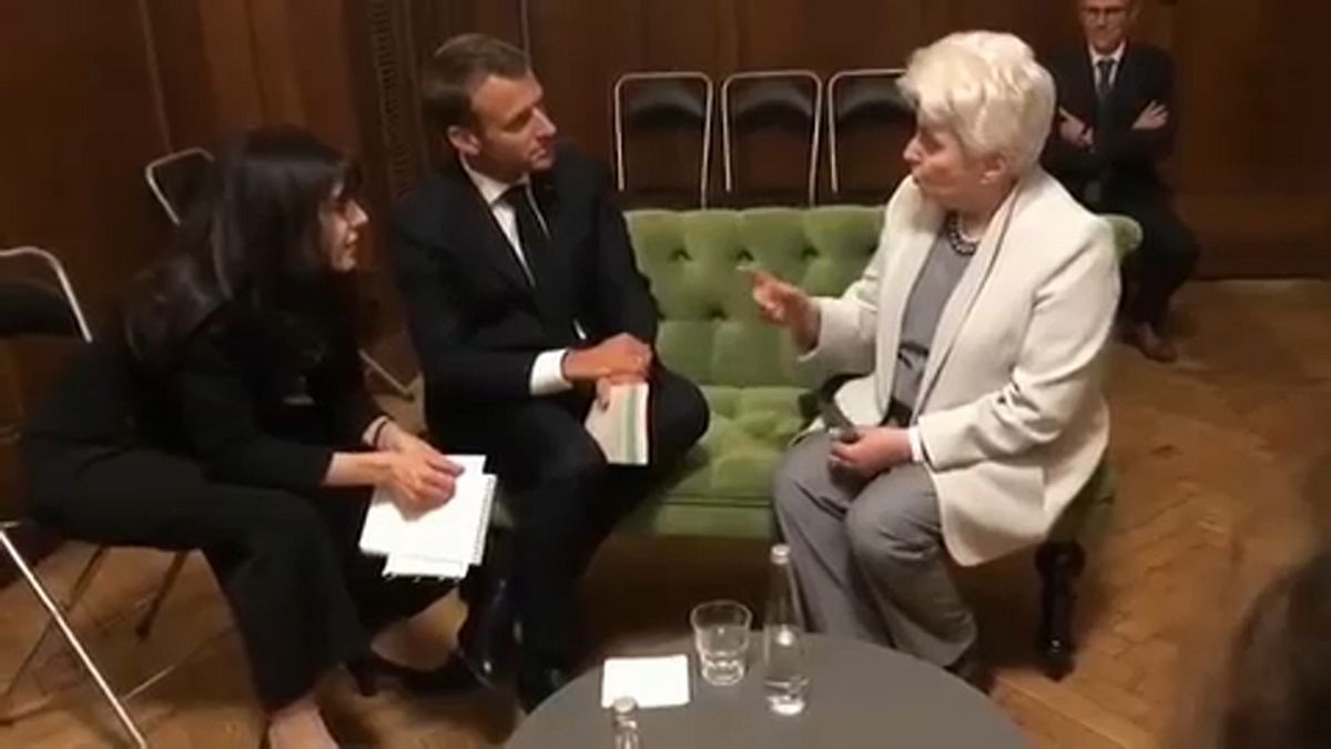 Orosz ellenzékiekkel találkozott Macron 