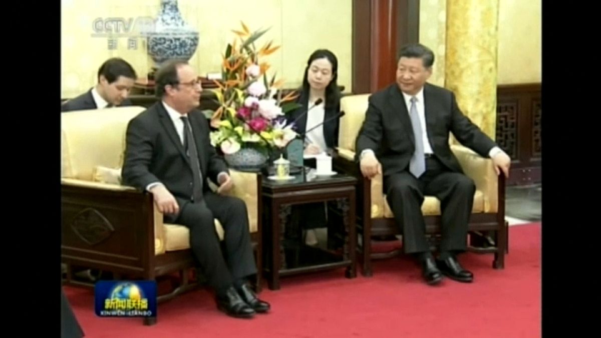 François Hollande en Chine