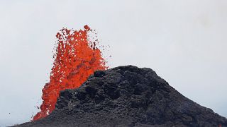 Erupção do vulcão Kilauea, no Havai