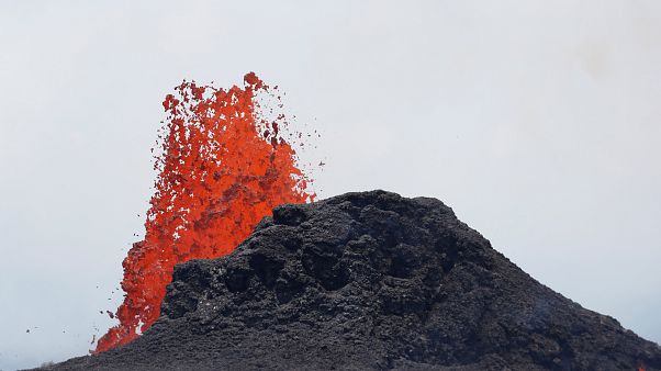 Erupção do vulcão Kilauea, no Havai Erupção do vulcão Kilauea, no Havai