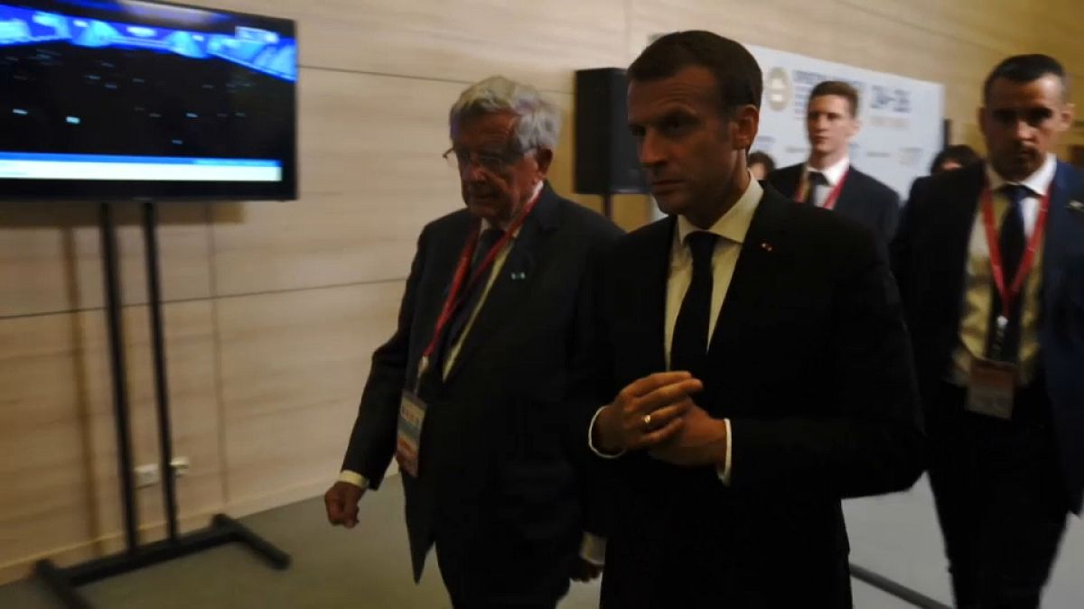 Macron at the St. Petersburg International Economic Forum