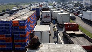 Estradas do Brasil bloqueadas pelos protestos dos camionistas