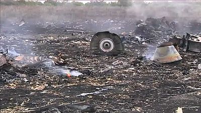 Remains of MH17 flight shot down by Russian missile over eastern Ukraine
