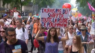 Miles de personas se manifiestan en Francia contra las políticas de Macron