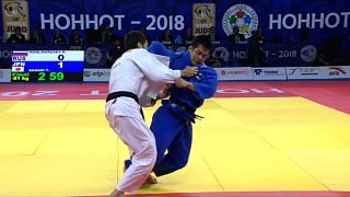 Hohhot Judo Grand Prix'sinde heyecan dorukta