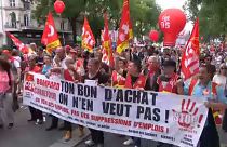 Tömegtüntetések Franciaországban