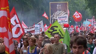 Protestwelle gegen Macrons Reformen