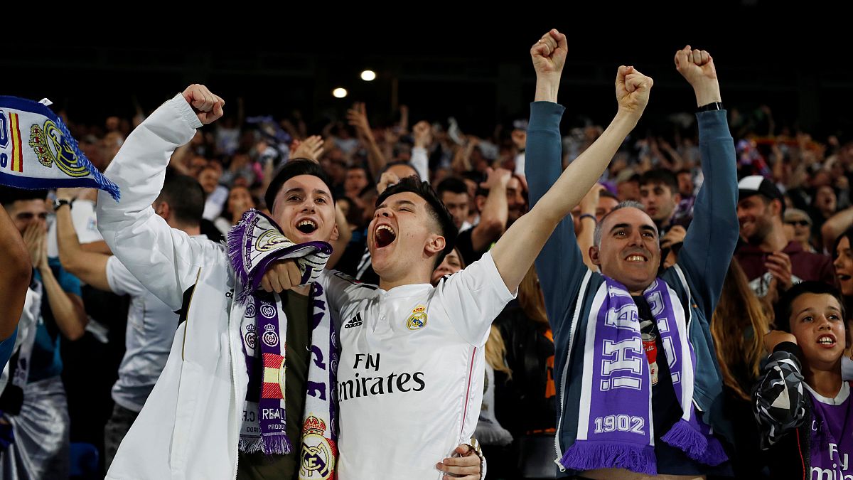 Noite de festa em Madrid com o 'tri' do Real Madrid