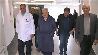 Abbas continua internado com uma infeção pulmonar