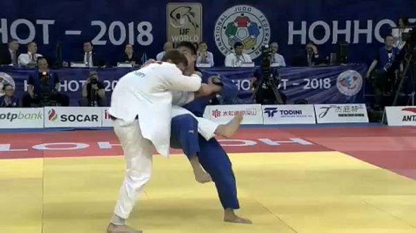 اليوم الثالث من بطولة غراند بري للجودو في هوشي في الصين اليوم الثالث من بطولة غراند بري للجودو في هوشي في الصين