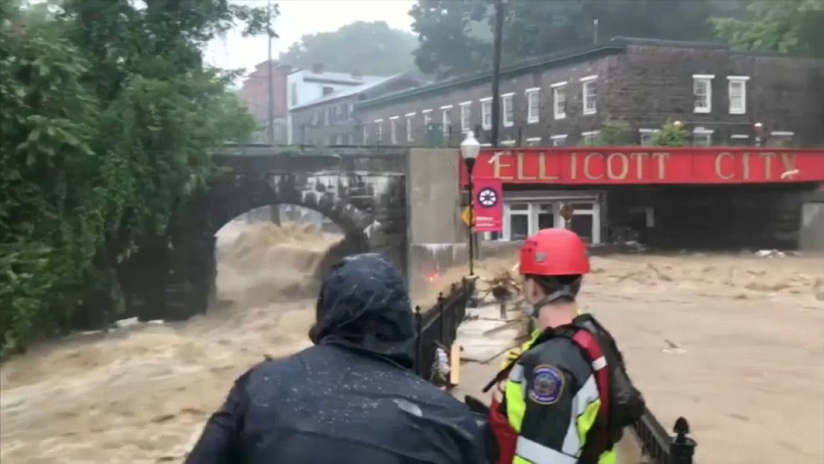 الفيضانات تضرب ايليكوت في ولاية ماريلاند مجدداً 
