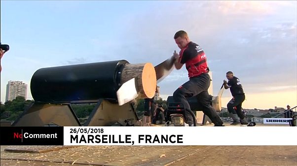 Les meilleurs bûcherons sportifs du monde réunis pour la première fois en France Les meilleurs bûcherons sportifs du monde réunis pour la première fois en France