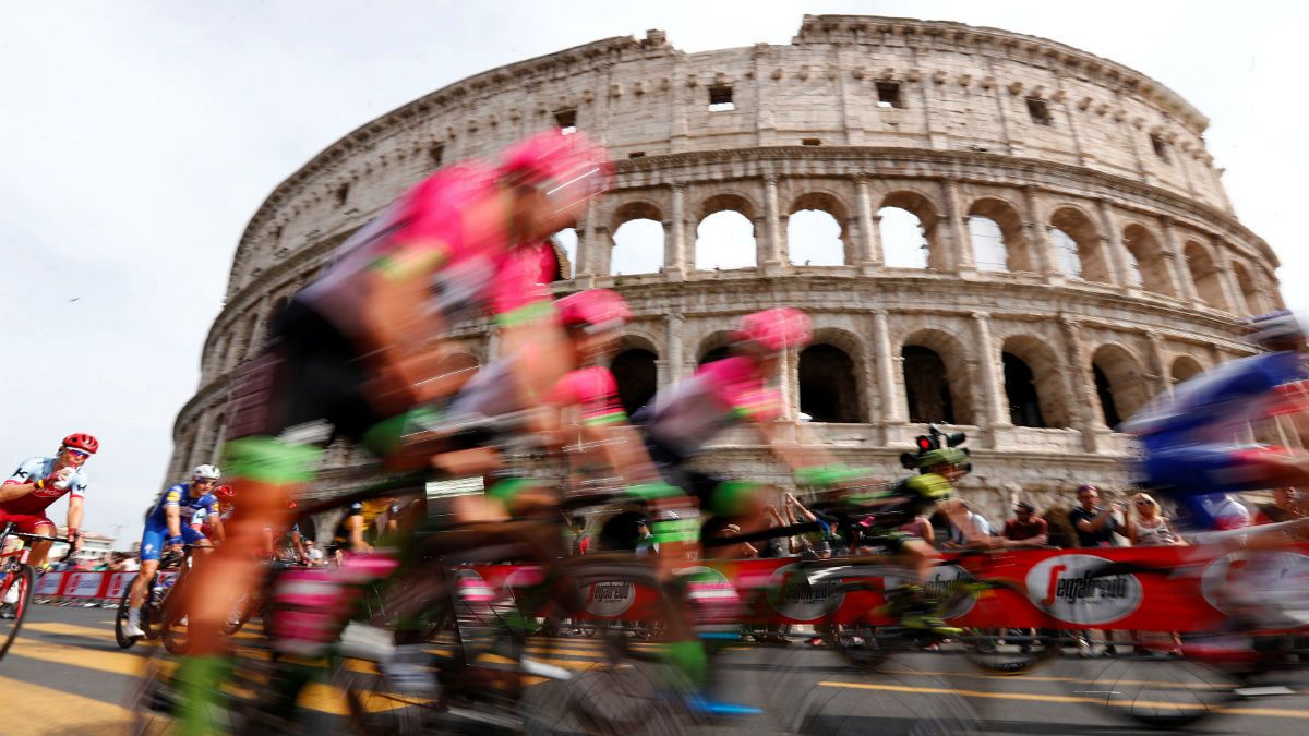Izrael-ellenes tüntetés a Giro d'Italián