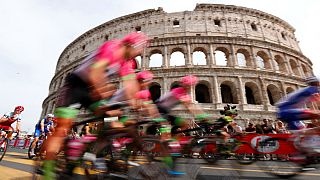 Izrael-ellenes tüntetés a Giro d'Italián