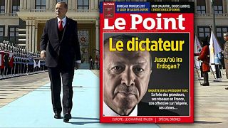 Erdogan supporters force removal of controversial magazine cover from French newsstand